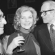 Bacall at her 1979 book party for “By Myself,” with a pair of Henrys—Kissinger and Fonda. (Photo via AP Images.)